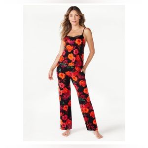 Sofía Intimates Women’s Cami and Pants Sleep Set, 2-Piece